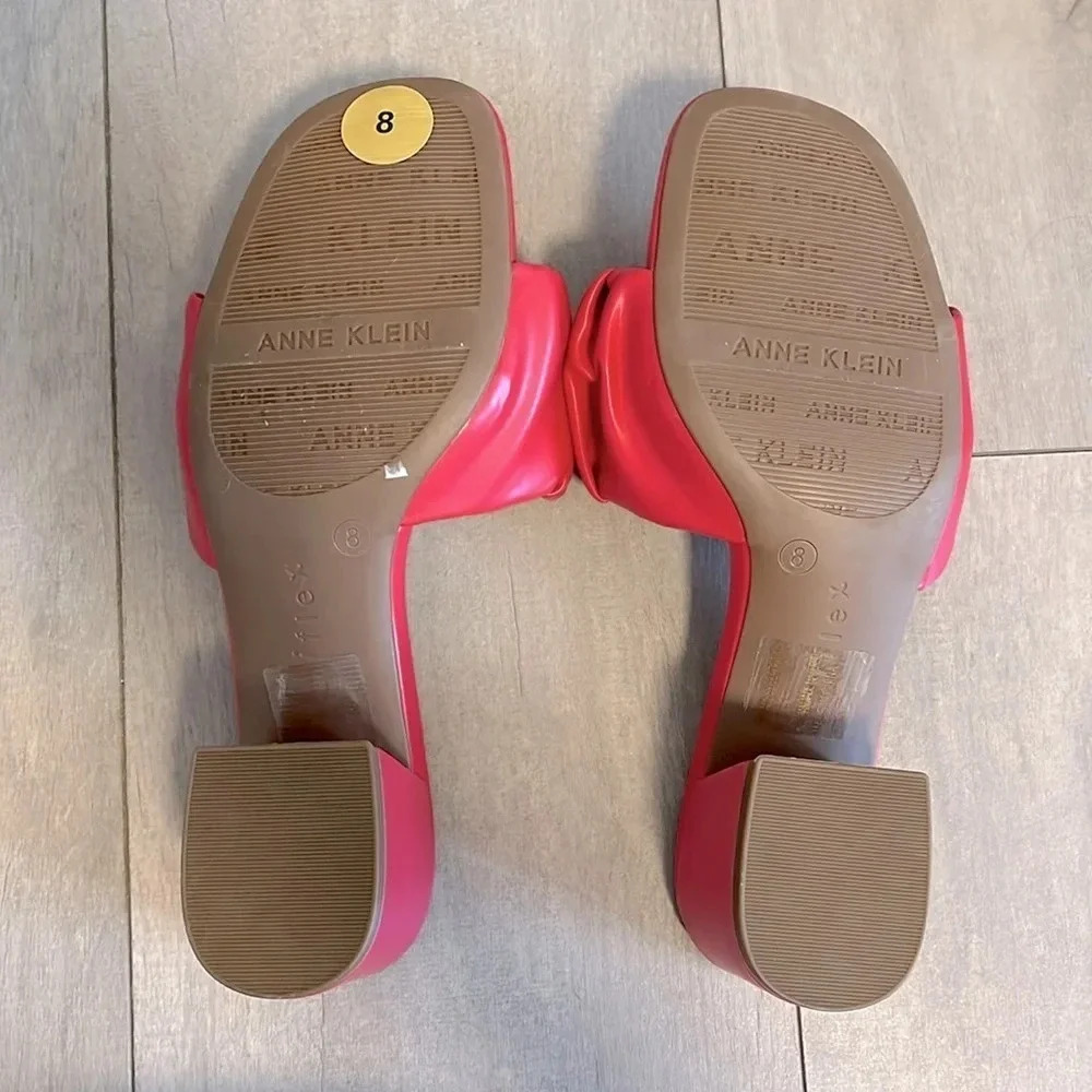 NWOT Anne Klein Ladessa IFLEX Slip-On Sandal Block Heel, Size 8 - Picture 6 of 7